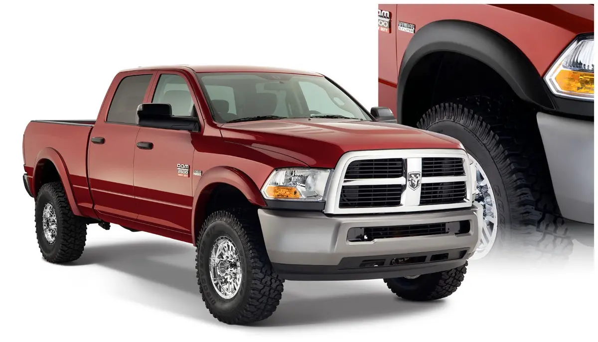 50918-02  -  Extend-A-Fender Flares Black Smooth Finish 4-Piece Set 1