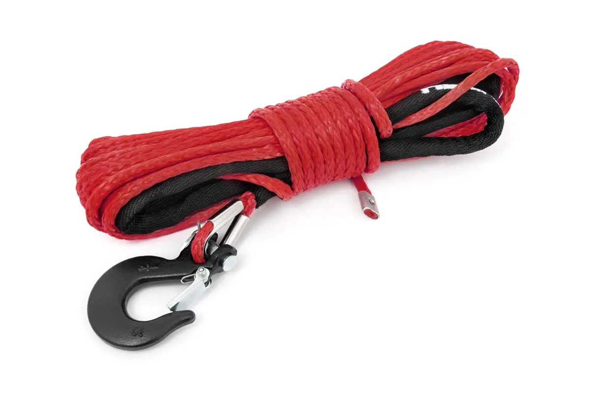 Rs161  -  Synthetic Rope - 1/4 Inch - 50 Ft  - Red 1