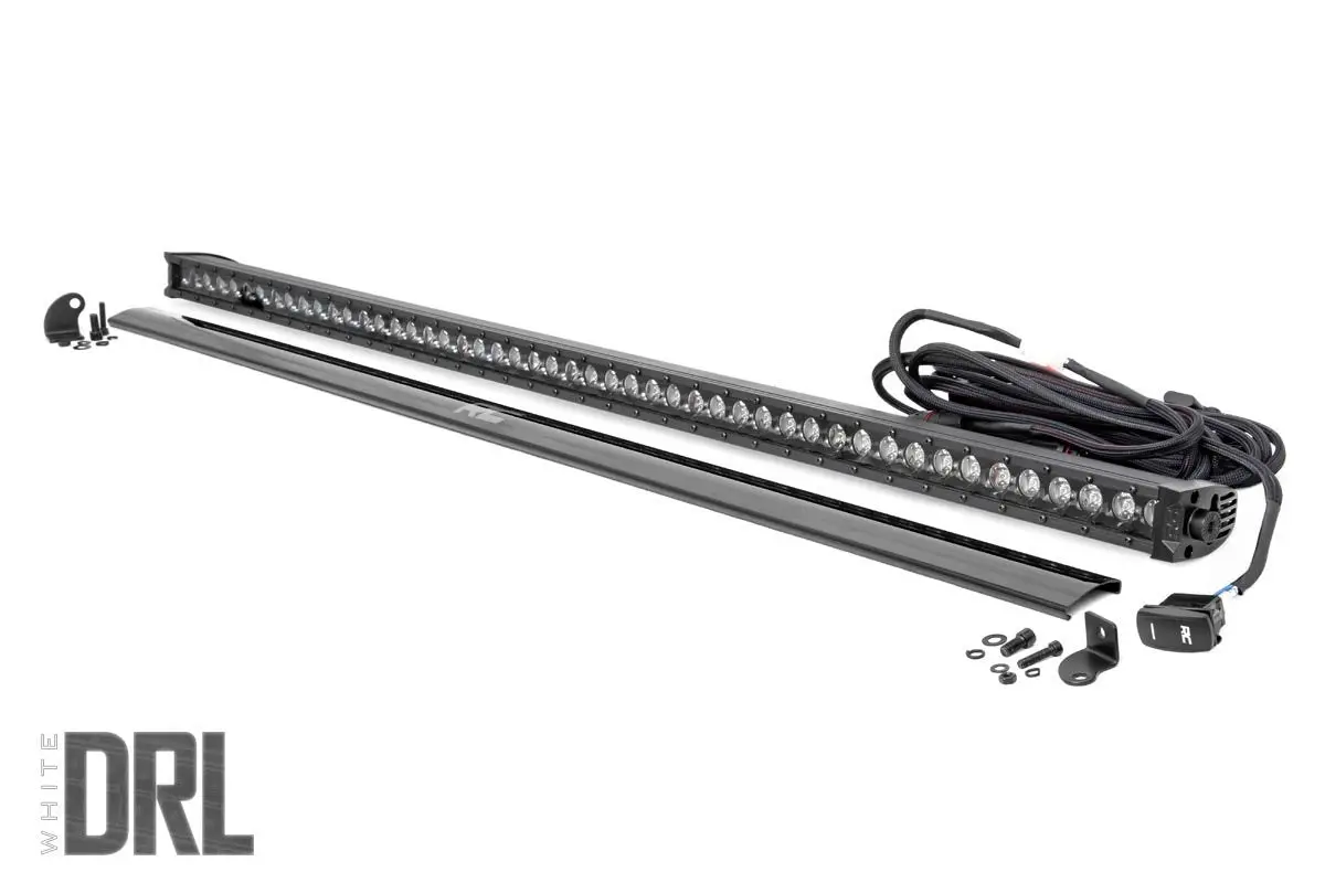 70750Bldrl  -  50 Inch Black Series Led Light Bar - Single Row - Cool White Drl 1