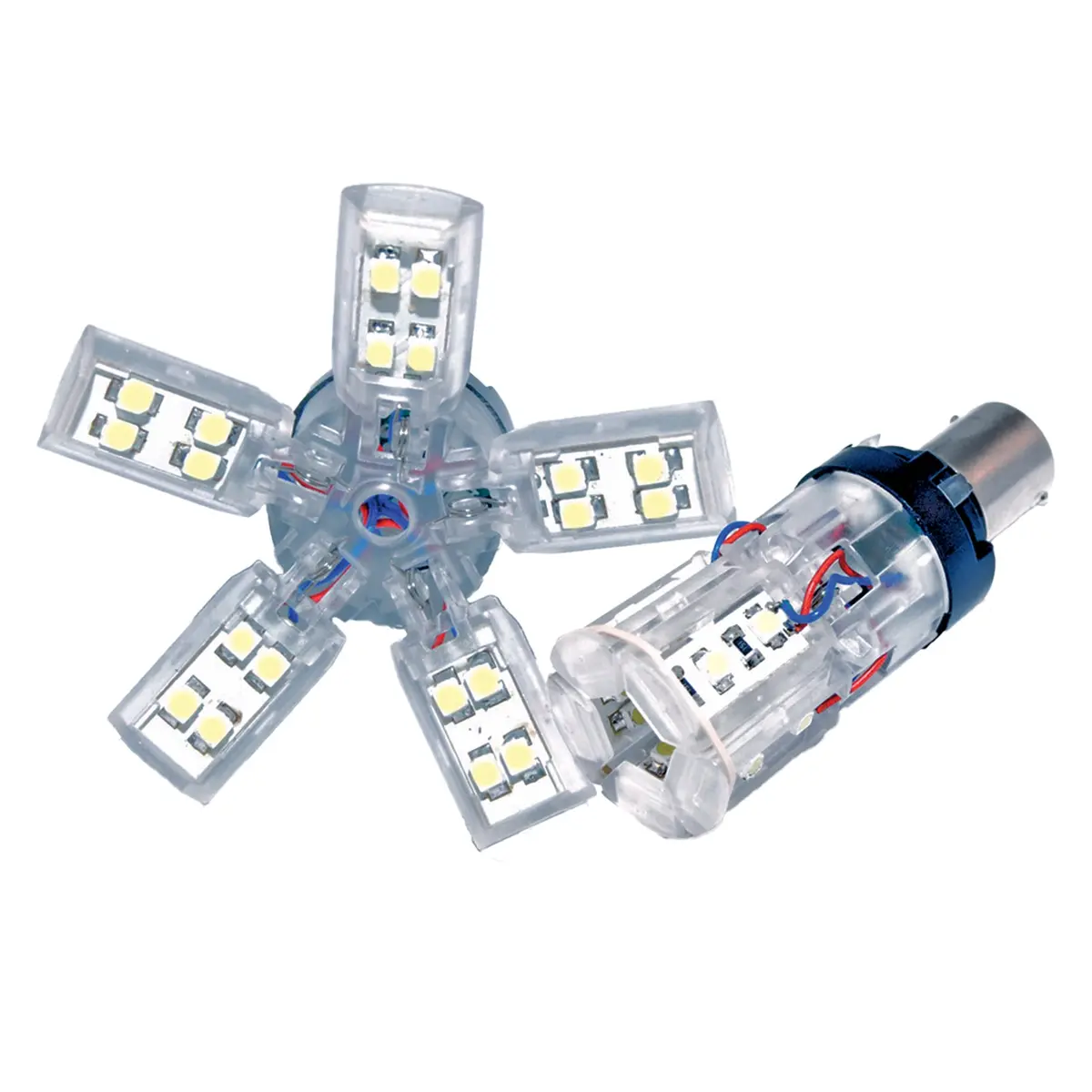 5106-001  -  1156 15 Smd 3 Chip Spider Bulb, Cool White, Single 1
