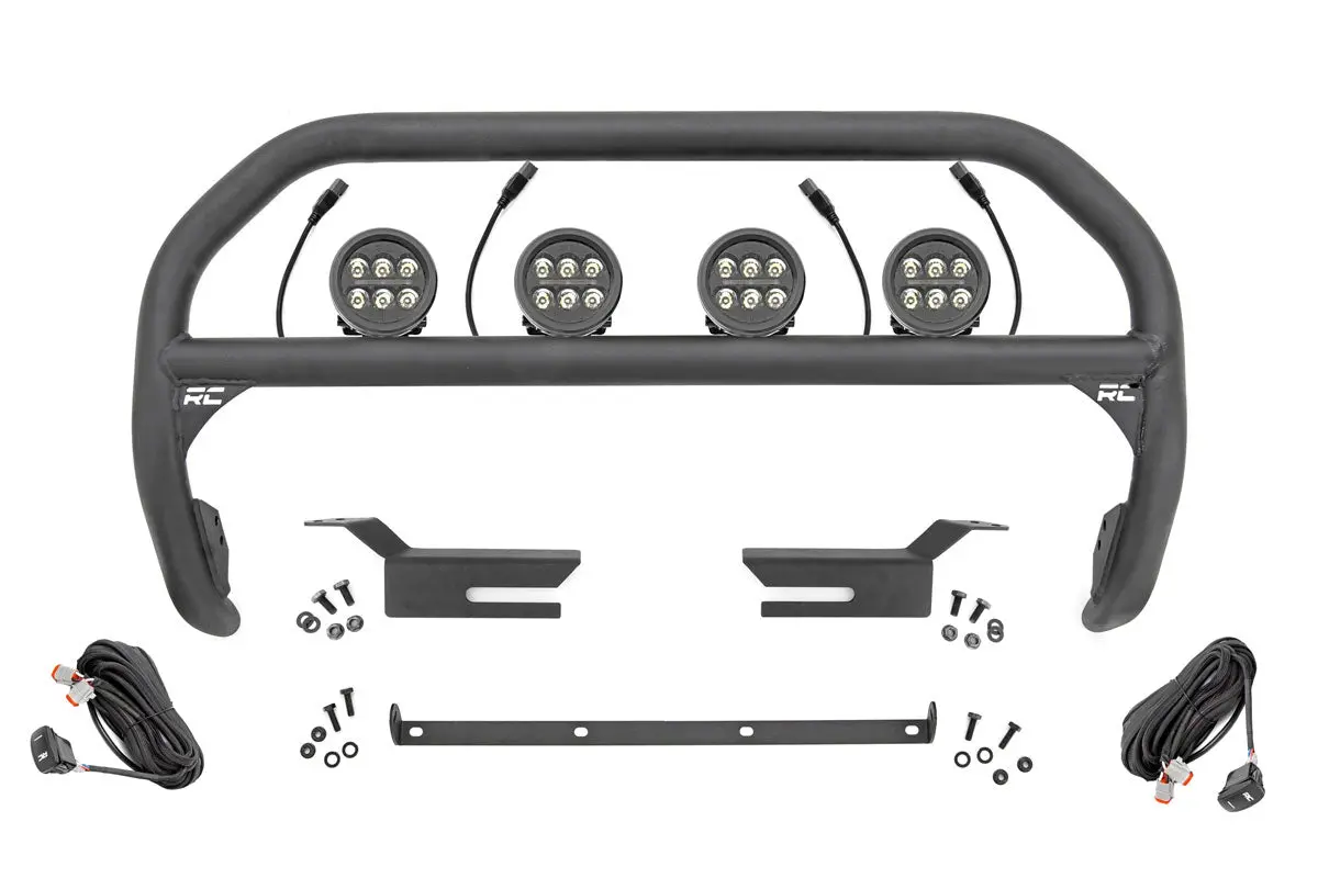 51039  -  Nudge Bar - 3.5 Inch Round Led (X4) - Ford Bronco 4Wd (2021-2025) 1