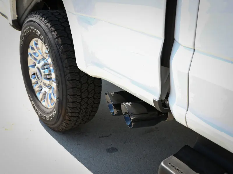 Afe Rebel Series 3In 409 Ss Cat-Back Exhaust W/ Black Tips 17-20 Ford F-250/F350 V8 6.2L/7.3L 2