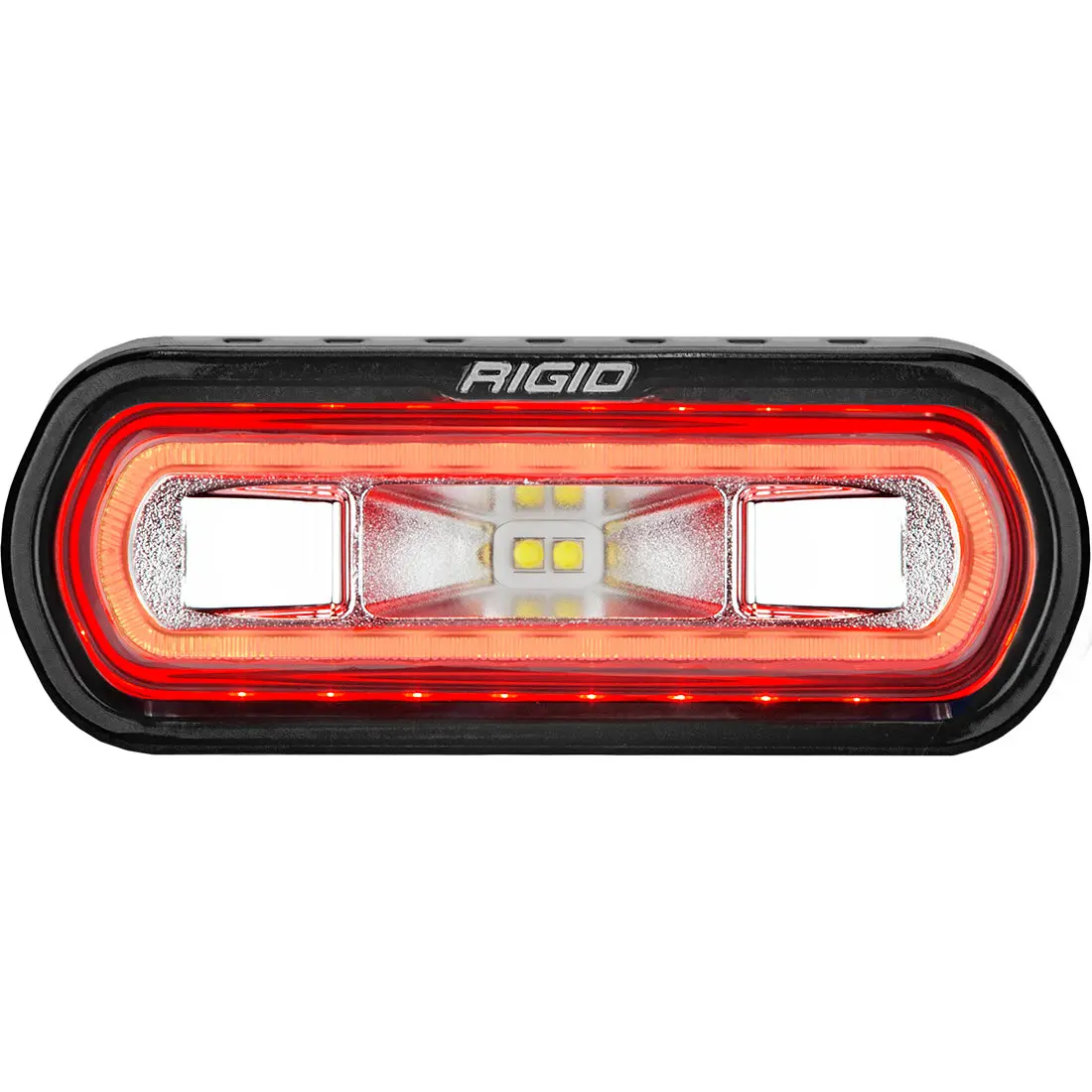 52102  -  Sr-L Series Marine Spreader Pod, 2 Wire, Surface Mount, Black W/Red Halo 1