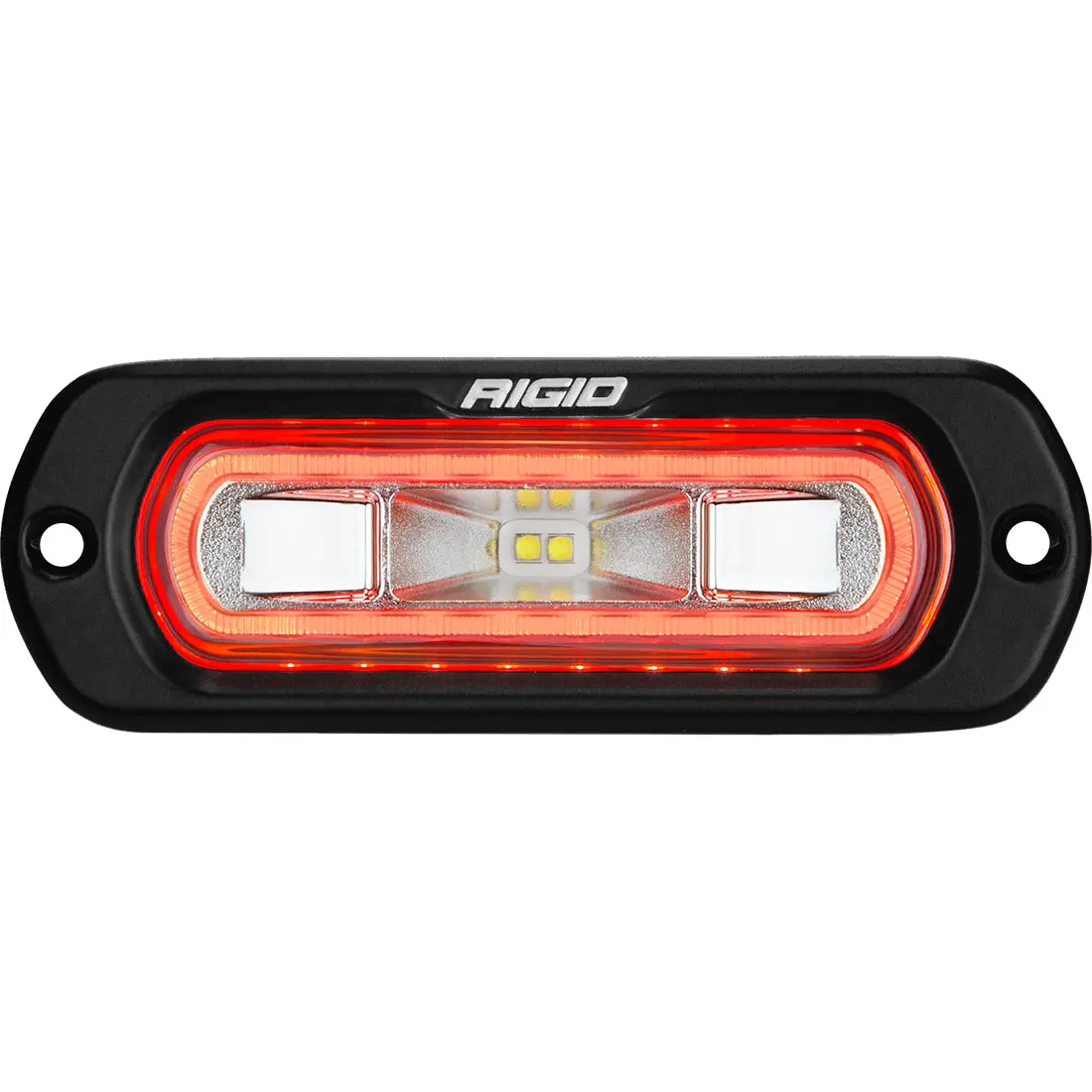 52202  -  Sr-L Series Marine Spreader Pod, 2 Wire, Flush Mount, Black W/Red Halo 1