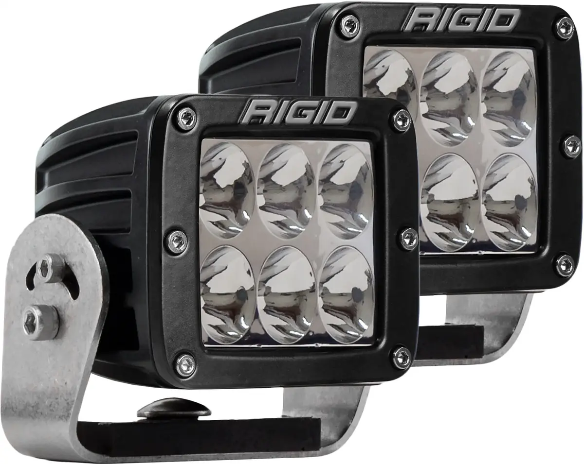 522313  -  D-Series Pro Led Light, Driving Optic, Heavy Duty, Black Housing, Pair 1