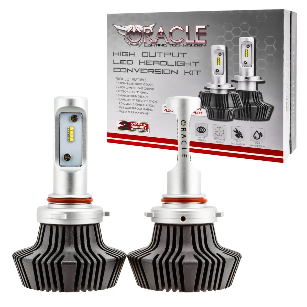 5239-001  -  Oracle Lighting 9005 4,000+ Lumen Led Headlight Bulbs (Pair) 1