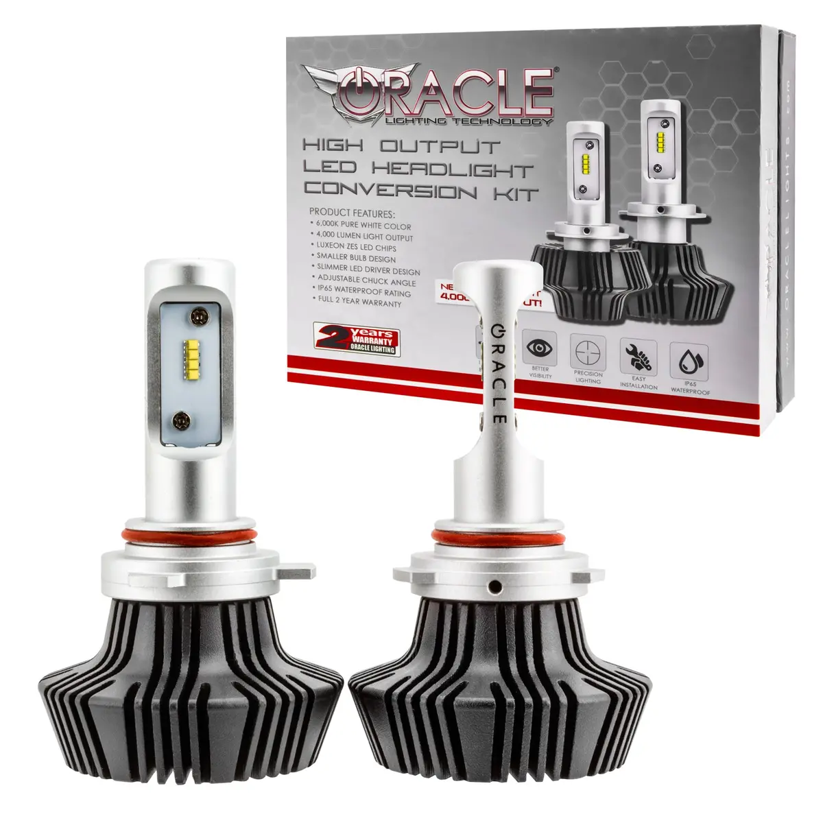 5242-001  -  Oracle Lighting 9012 4,000+ Lumen Led Headlight Bulbs (Pair) 1