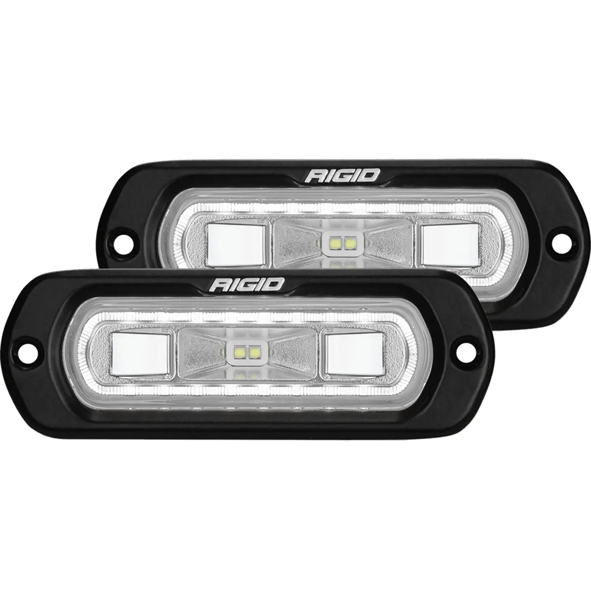 53220  -  Sr-L Series Off-Road Spreader Pod, 3 Wire, Flush Mount, White Halo, Pair 1
