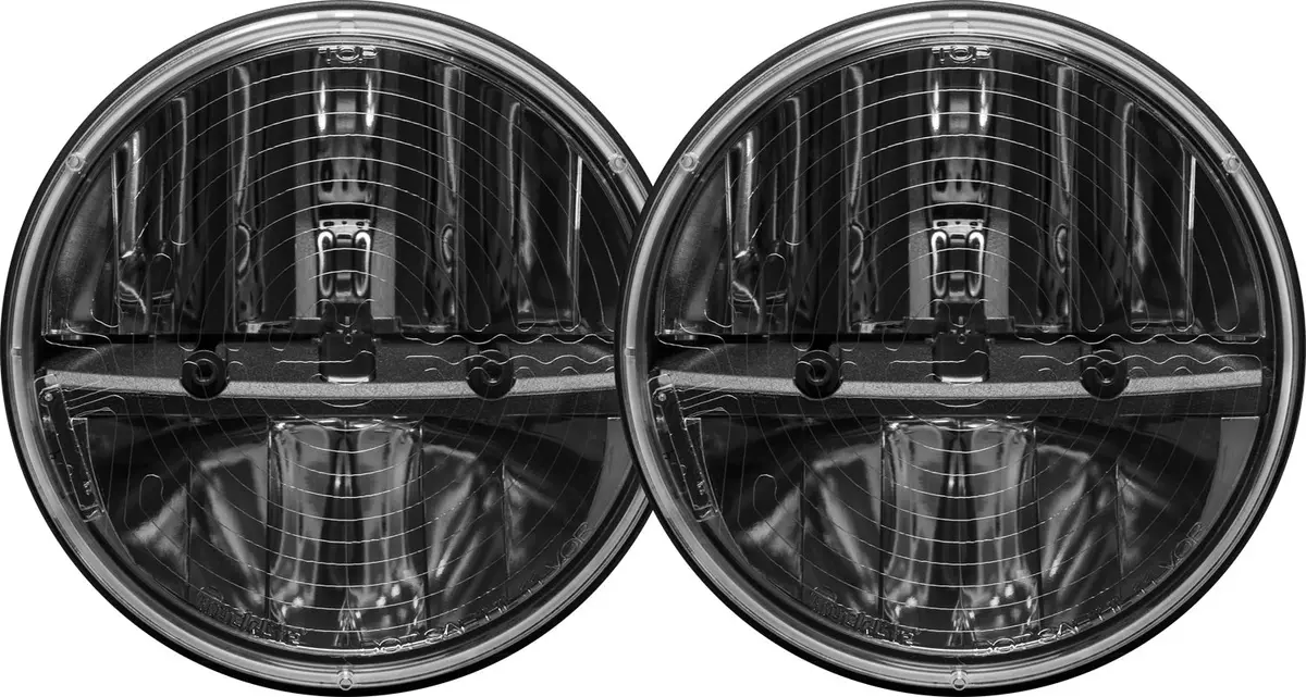 55008  -  7 Inch Round Heated Headlight Kit, Non Jk Version, Pair 1