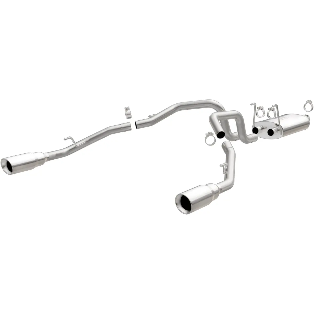 Street Series Stainless Cat-Back System 1