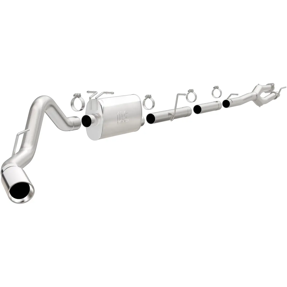 Street Series Stainless Cat-Back System 1