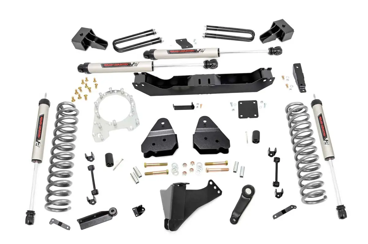 55970  -  4.5 Inch Lift Kit - Dually - V2 - Ford F-350 Super Duty 4Wd (2017-2022) 1