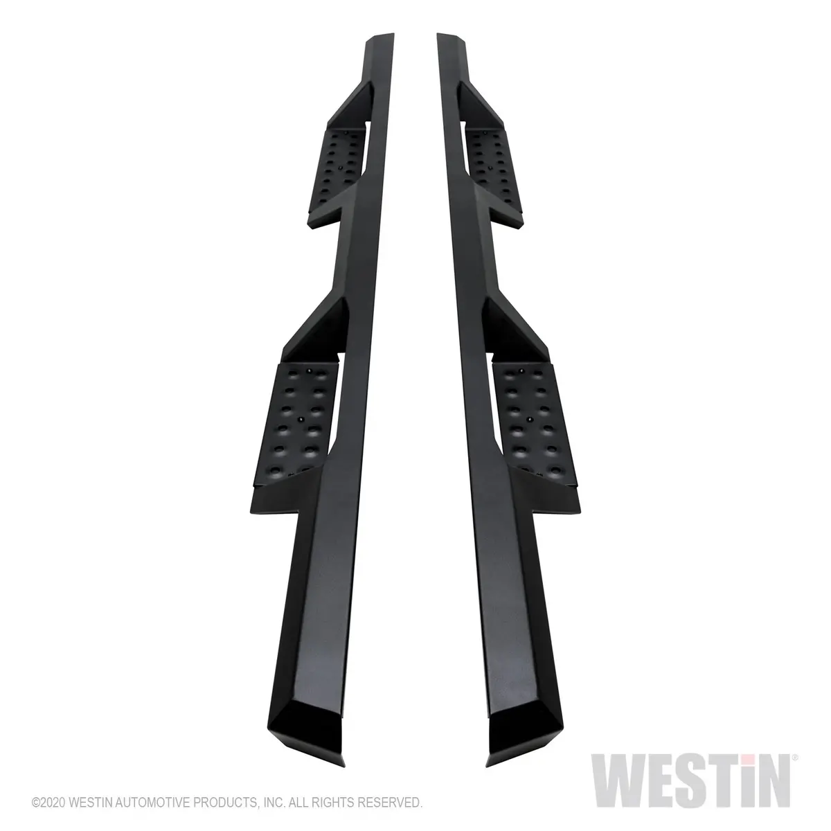 56-11685 - Hdx Drop Nerf Step Bars; Textured Black; Steel; 2