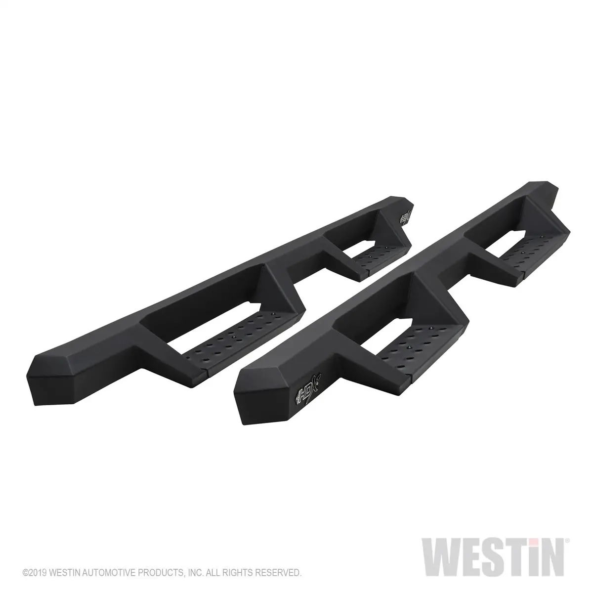 56-12675 - Hdx Drop Nerf Step Bars; Textured Black; Steel; 1