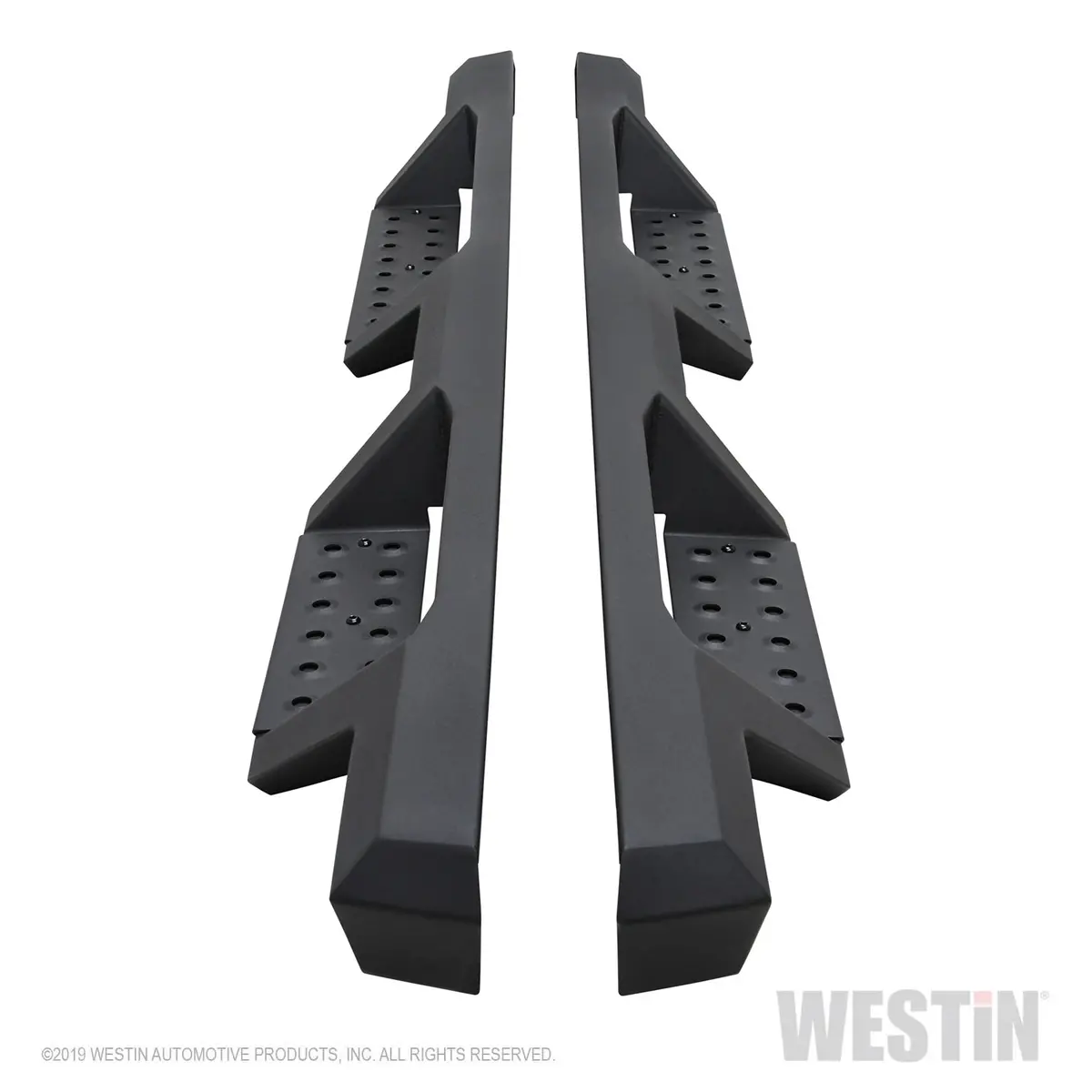 56-12675 - Hdx Drop Nerf Step Bars; Textured Black; Steel; 2