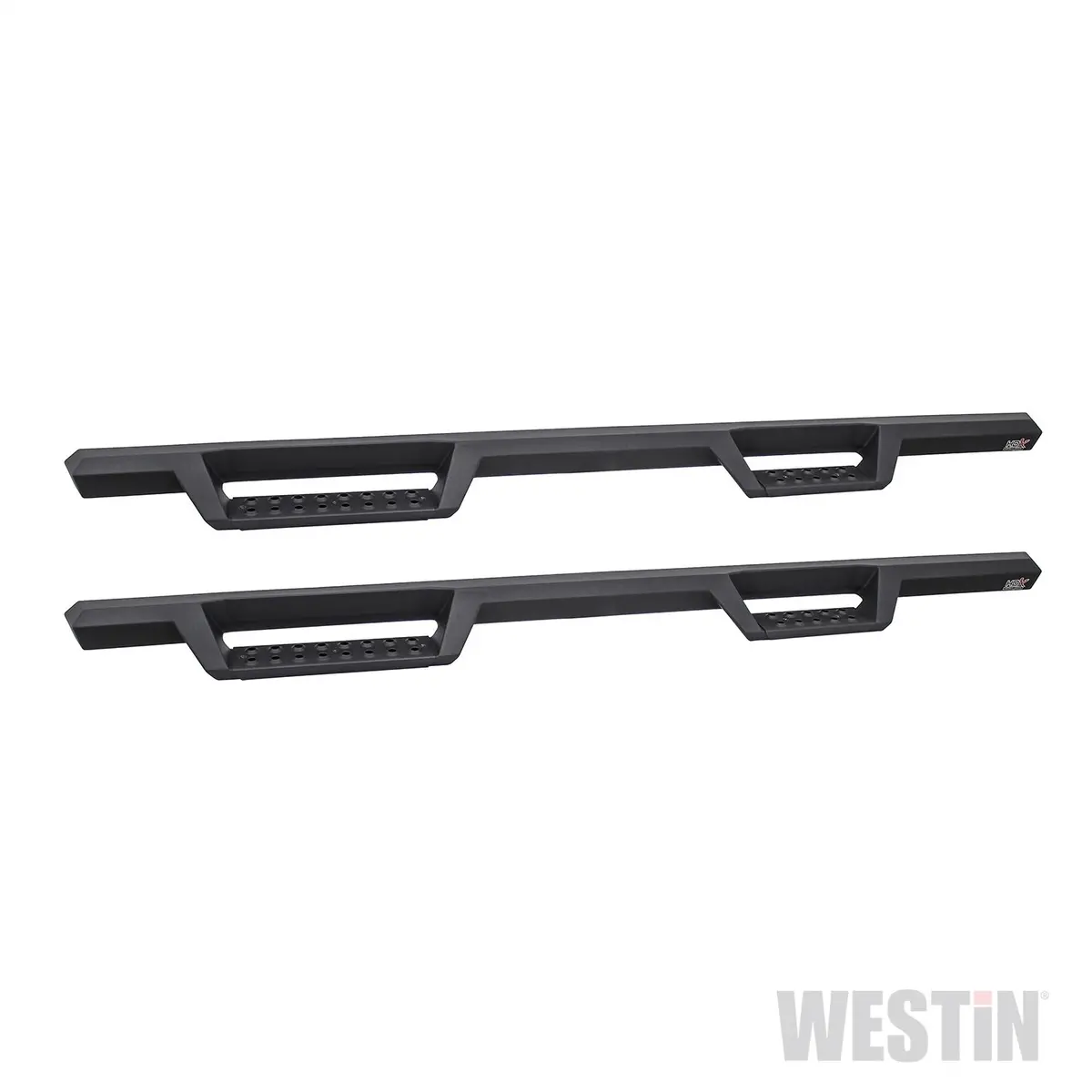 56-14025  -  Hdx Drop Nerf Step Bars; Textured Black Powder Coated Steel; Mount Kit Included; 1