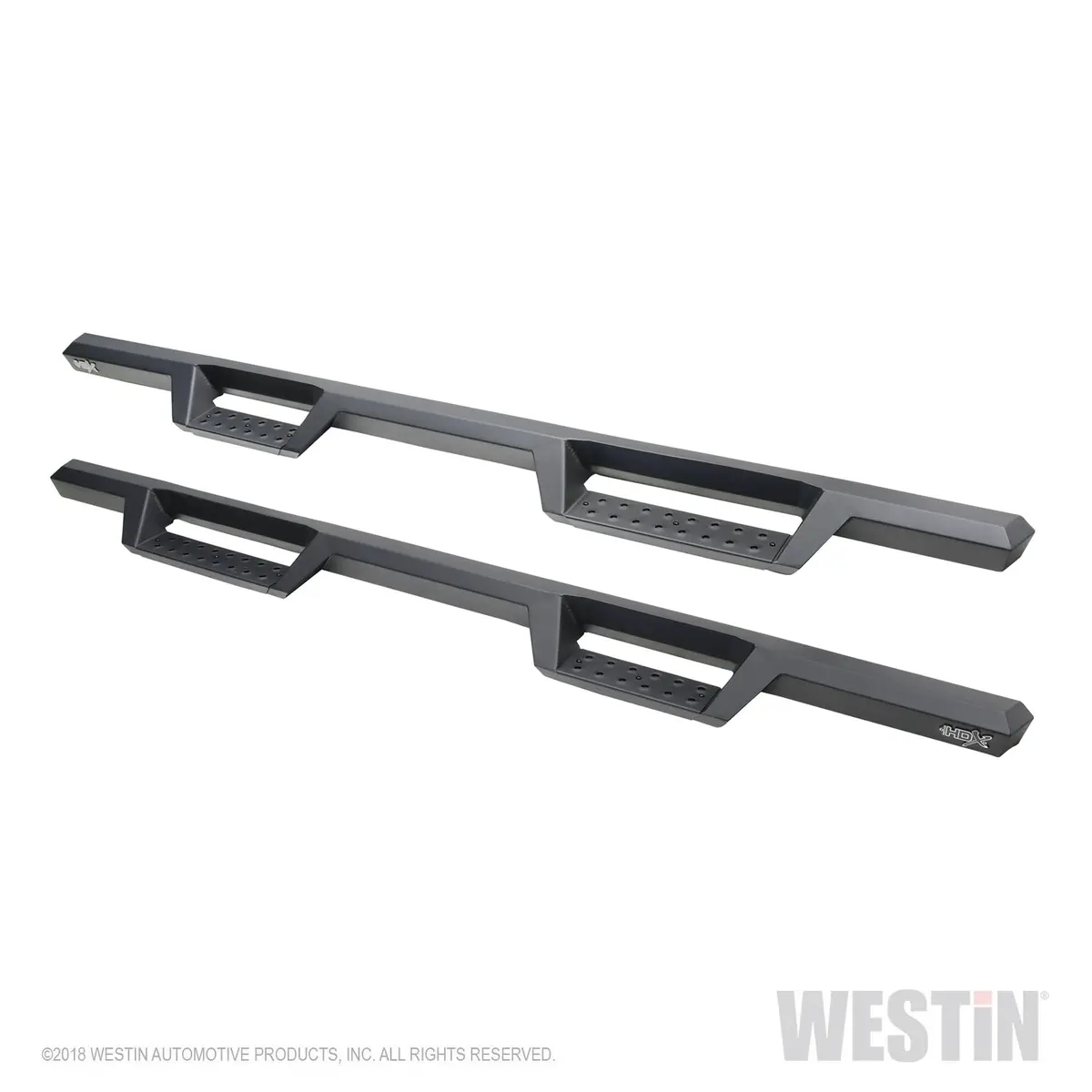56-14135  -  Hdx Drop Nerf Step Bars; Textured Black Powder Coated Steel; Mount Kit Included; 1