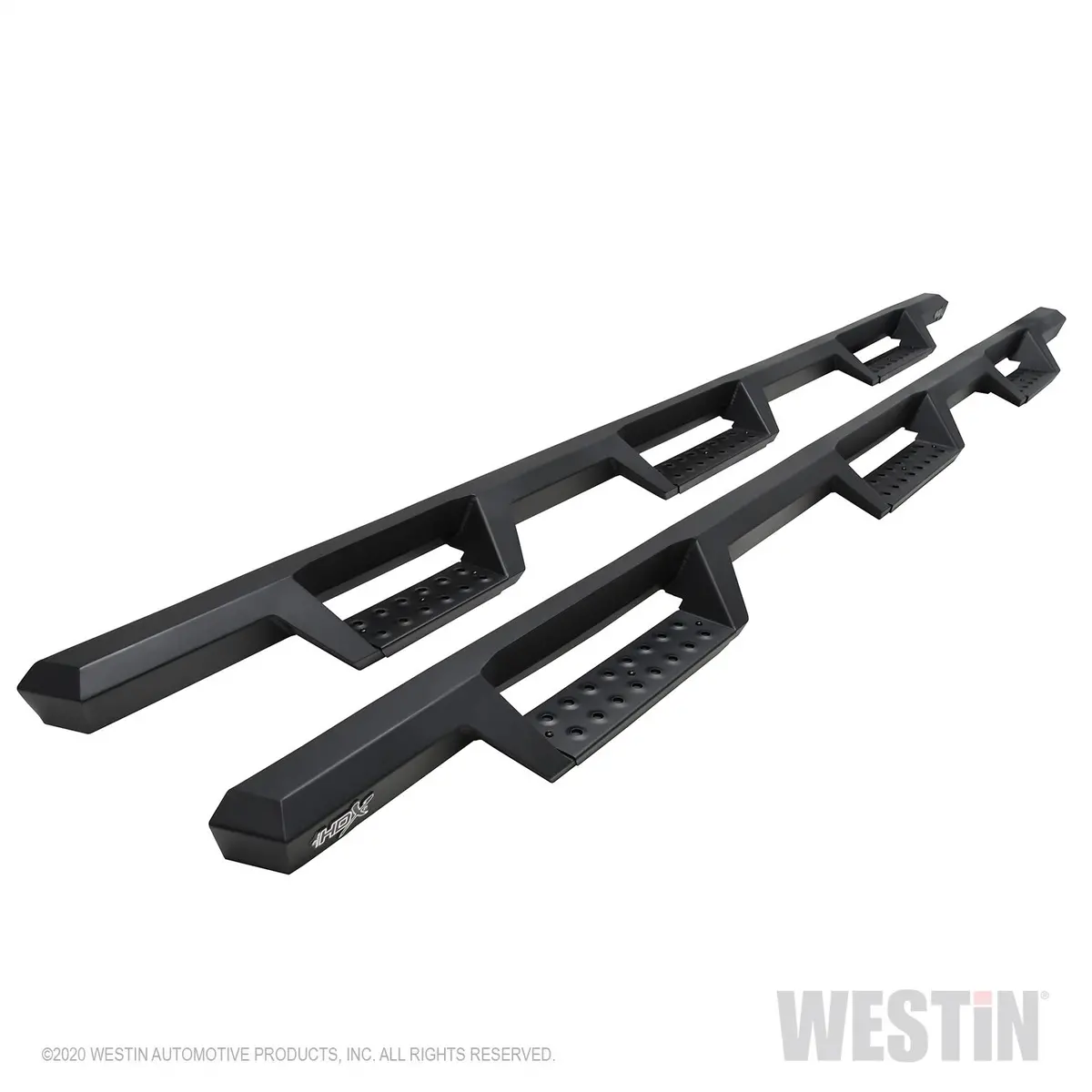 56-534775  -  Hdx Drop Wheel To Wheel Nerf Step Bars; Steel; Textured Black; 1