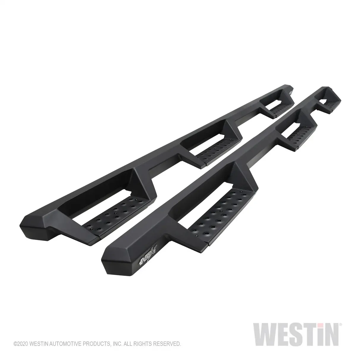 56-534785  -  Hdx Drop Wheel To Wheel Nerf Step Bars; Textured Black; 1