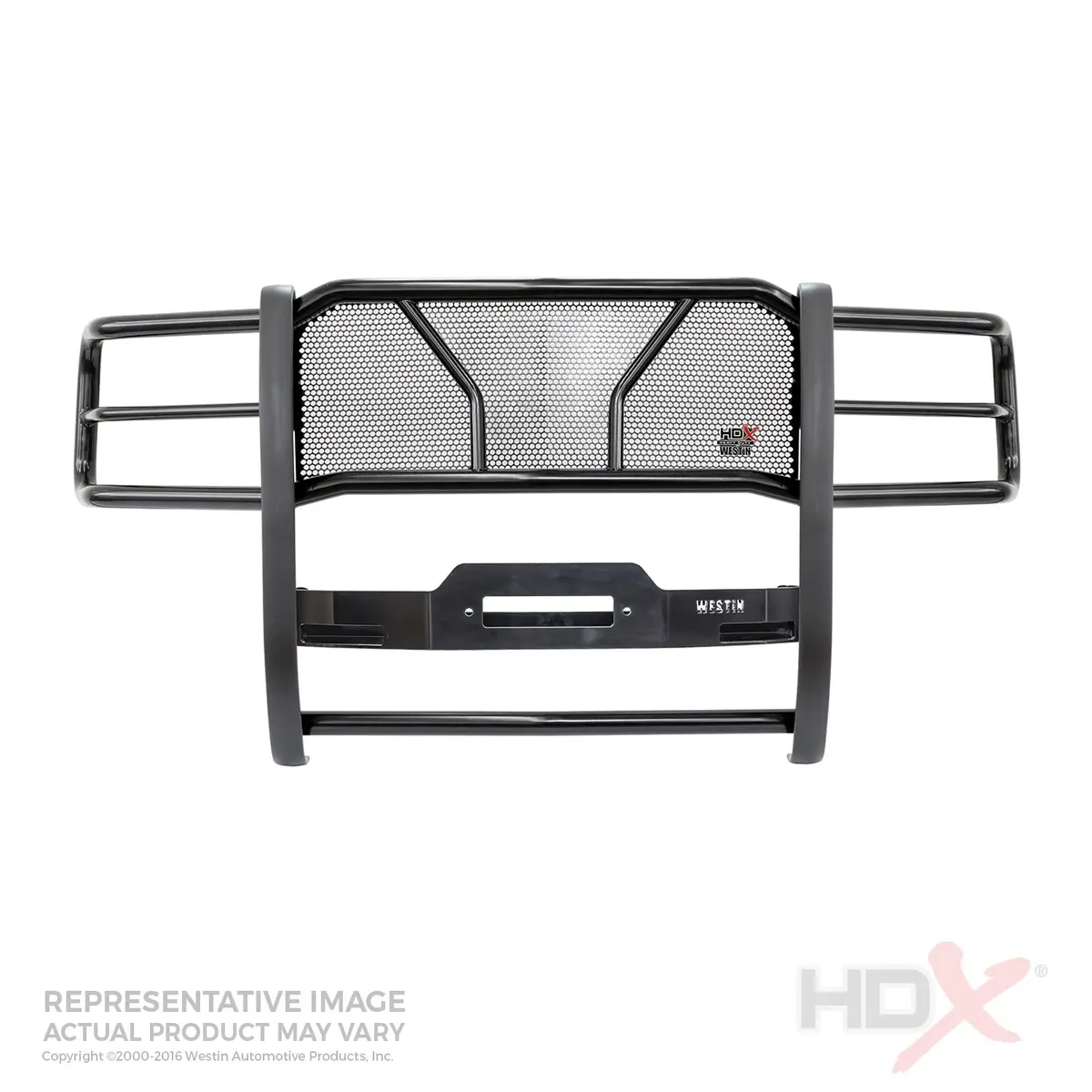 57-93545  -  Hdx Winch Mount Grille Guard; Steel; Black Finish; 1