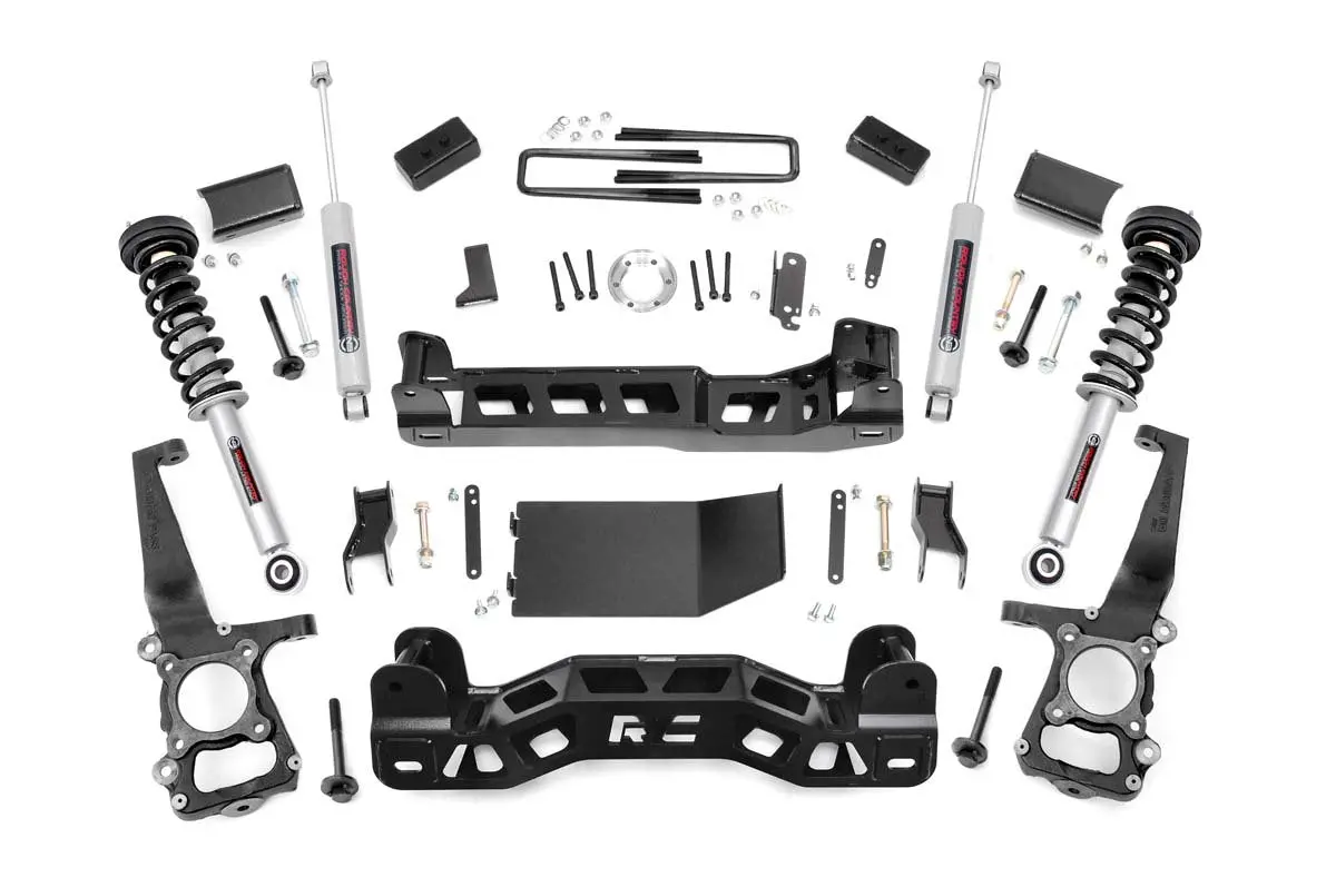 57432  -  4 Inch Lift Kit - N3 Struts - Ford F-150 4Wd (2011-2013) 1
