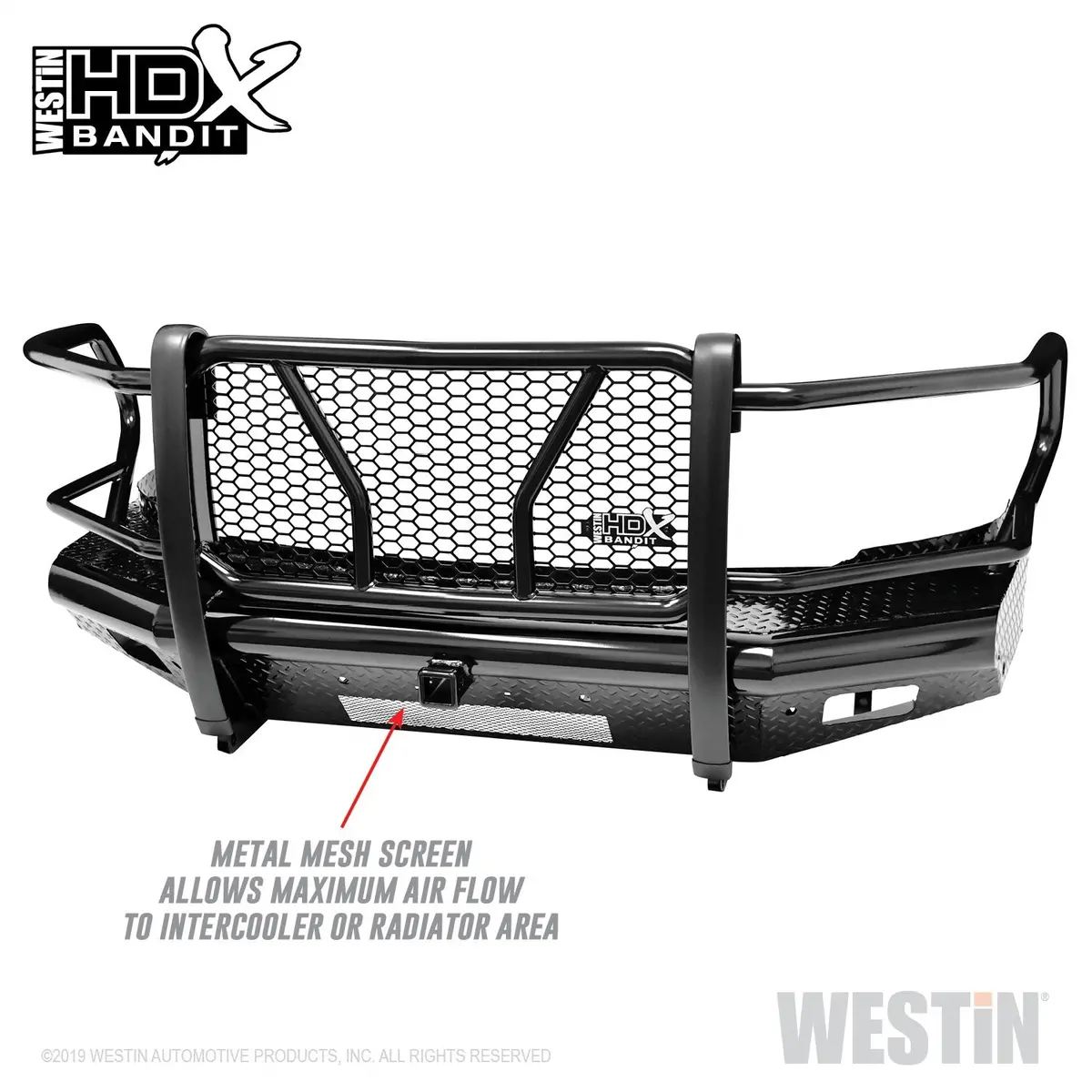 58-31175  -  Hdx Bandit Front Bumper; Textured Black; 1