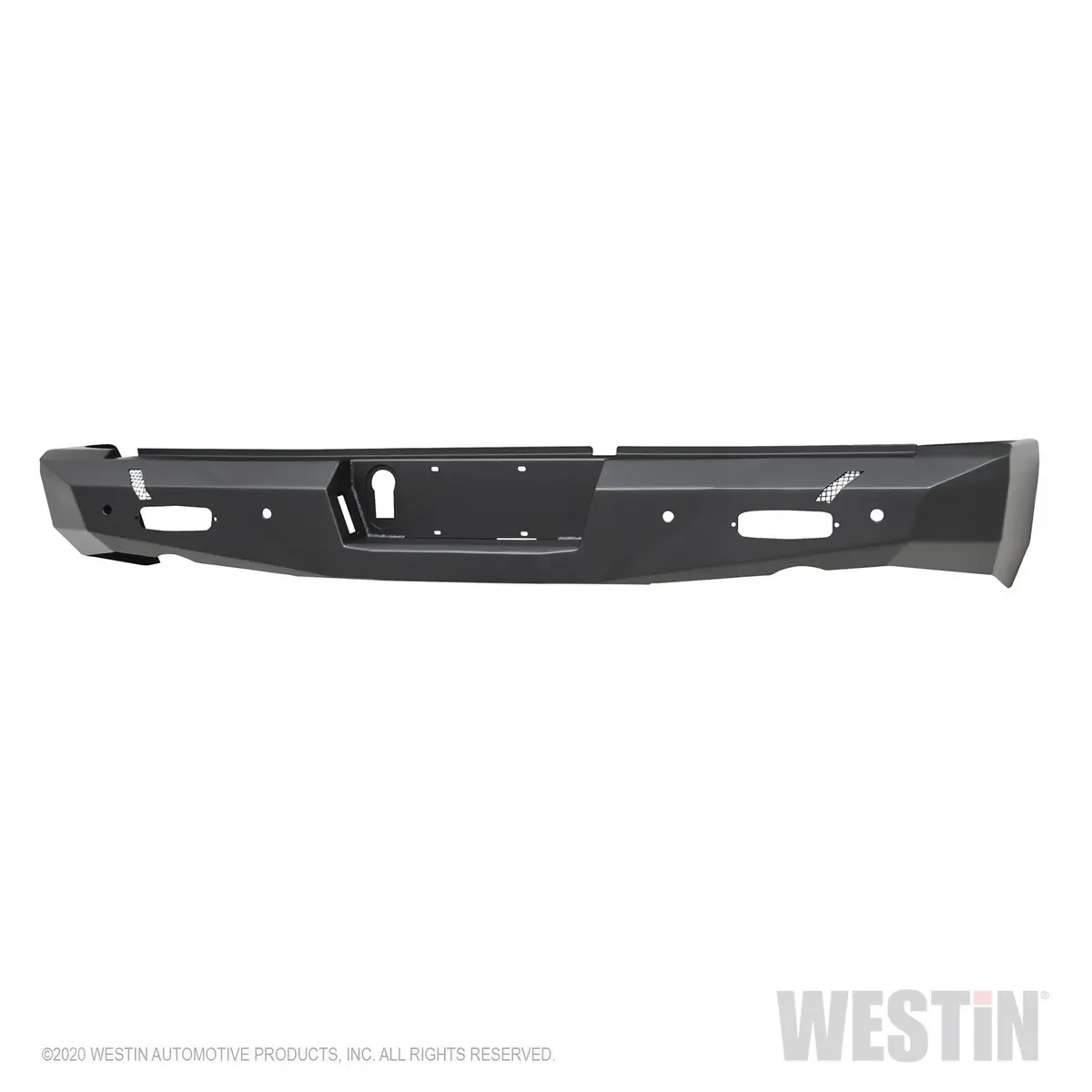 58-421025  -  Pro-Series Rear Bumper; Textured Black; 1