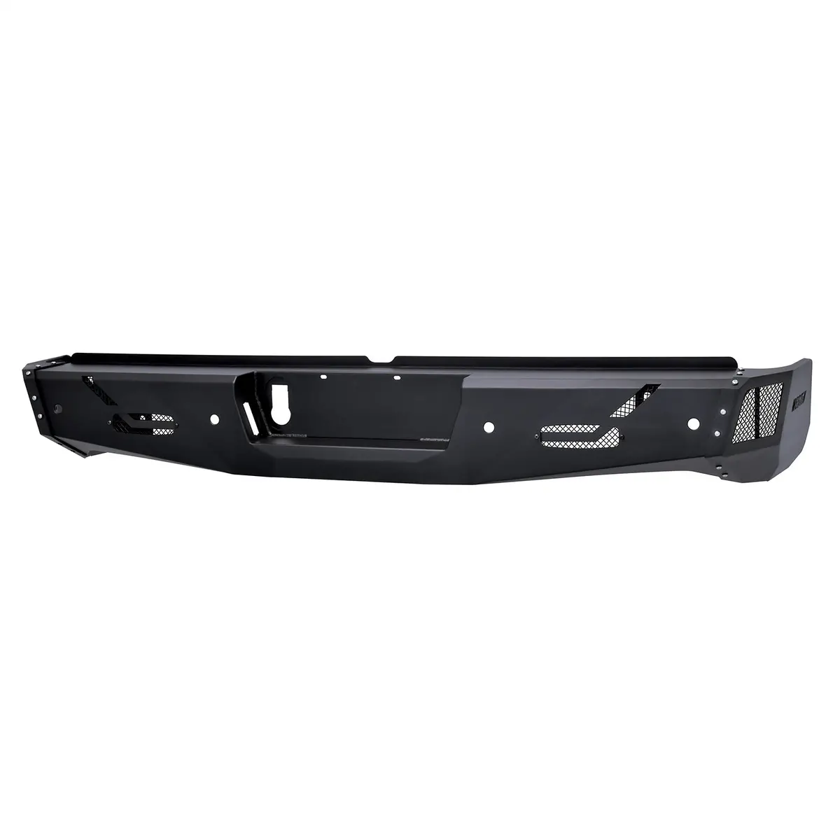 58-421035  -  Pro-Series Rear Bumper; Textured Black; Steel; 1