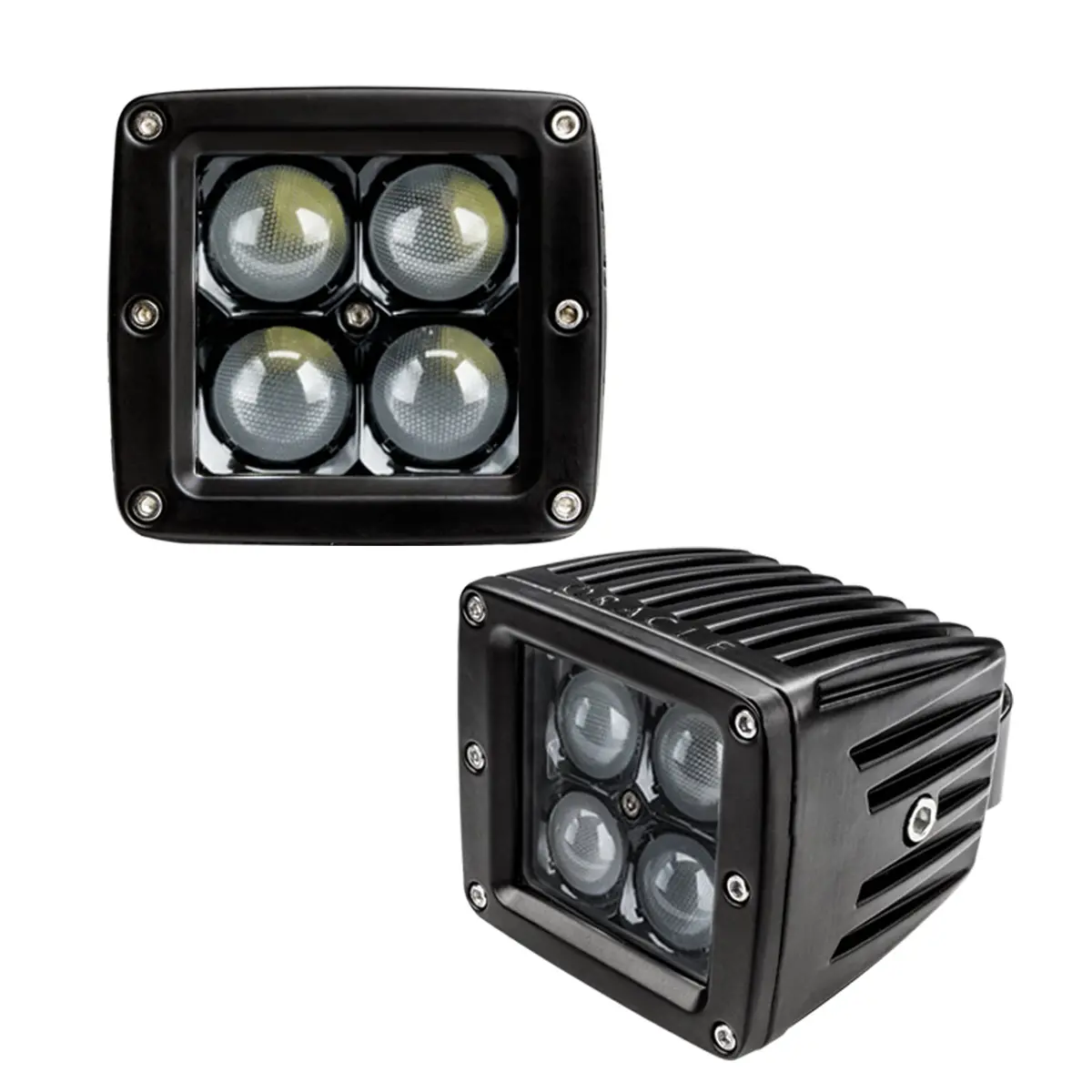 5812-001  -  Black Series - 7D 3" 20W Led Square Spot/Flood Light 1