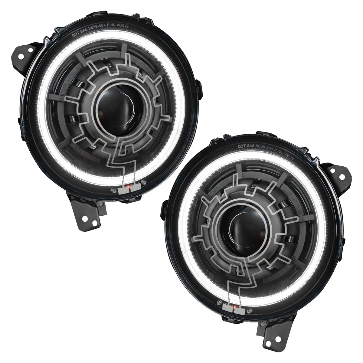5839-111  -  Oculus(Tm) Heated Lens Bi-Led Projector Headlights-Jeep Wrangler Jl/Gladiator Jt 1