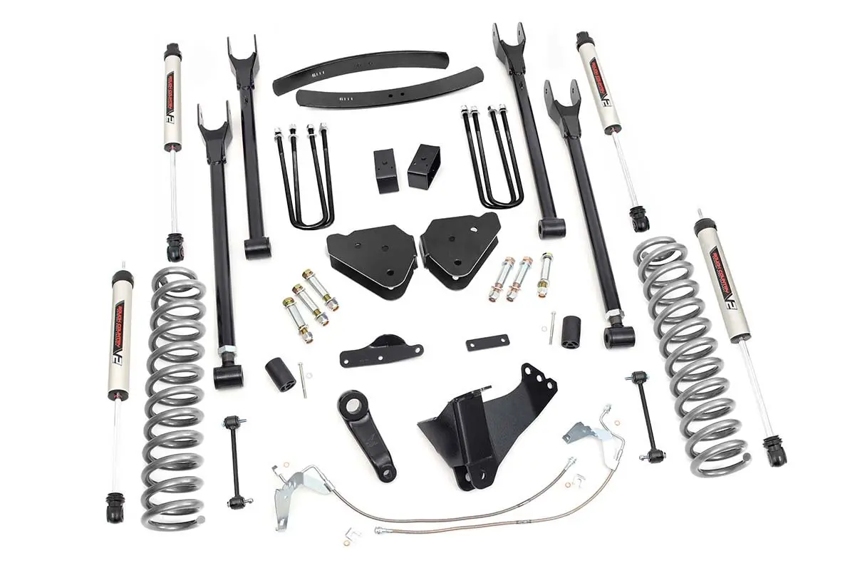 58470  -  6 Inch Lift Kit - Diesel - 4 Link - V2 - Ford F-250/F-350 Super Duty (08-10) 1