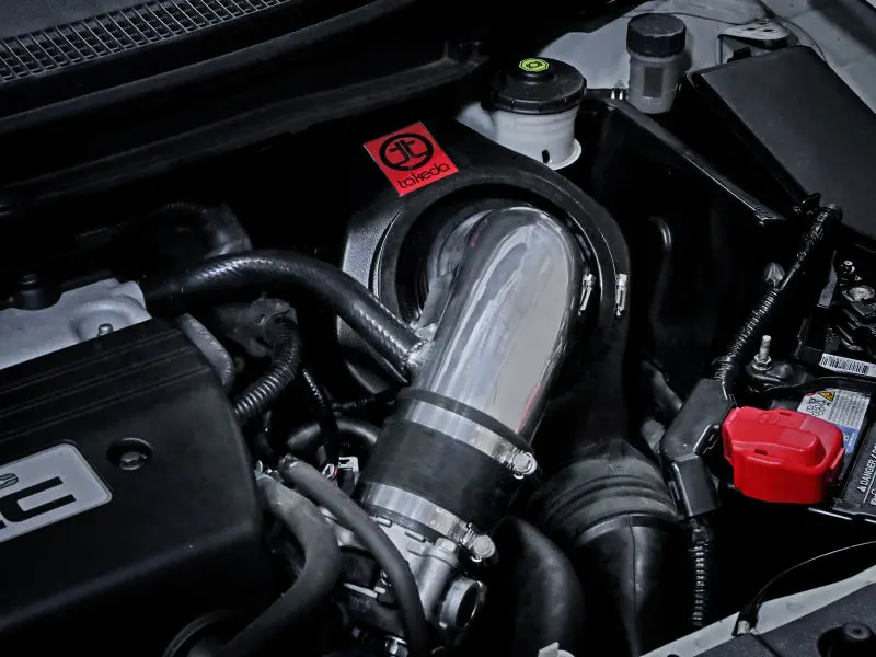 Afe Takeda Momentum Sealed Intake System 12 Honda Civic Si 2.4L Stage 2 Pro 5R Polished 2