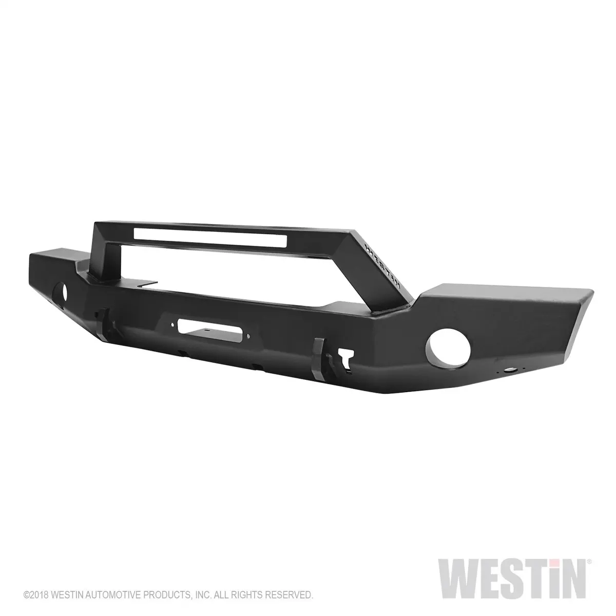 59-80125  -  Wj2 Full Width Front Bumper W/Led Light Bar Mount 1