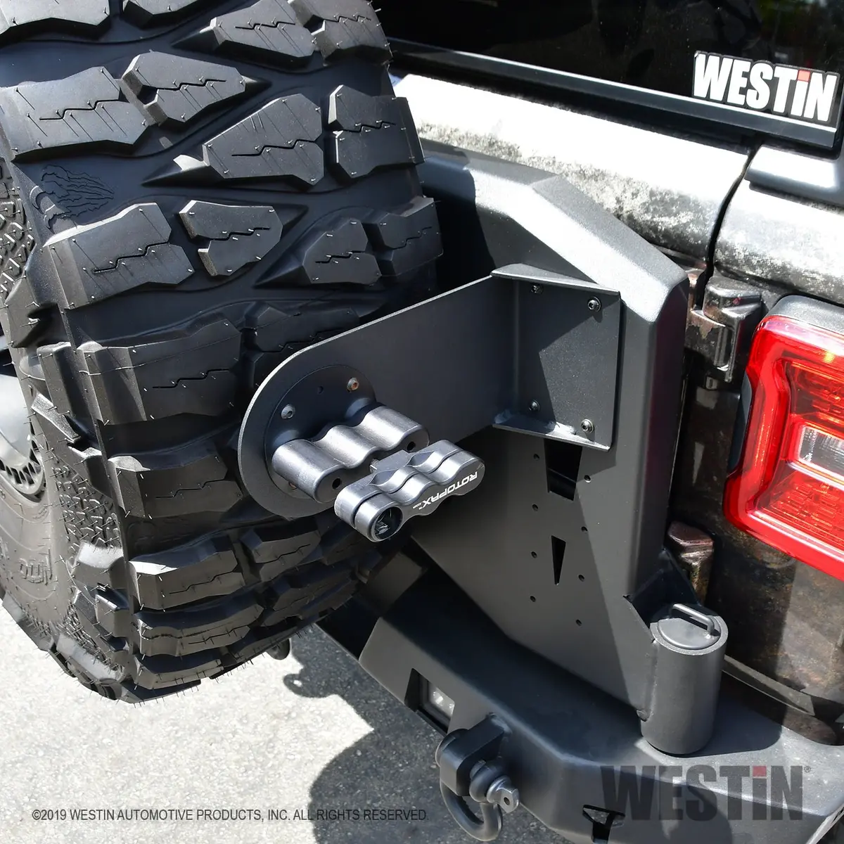 59-89025  -  Wj2 Bumper Rotopax Mount; Textured Black; 1