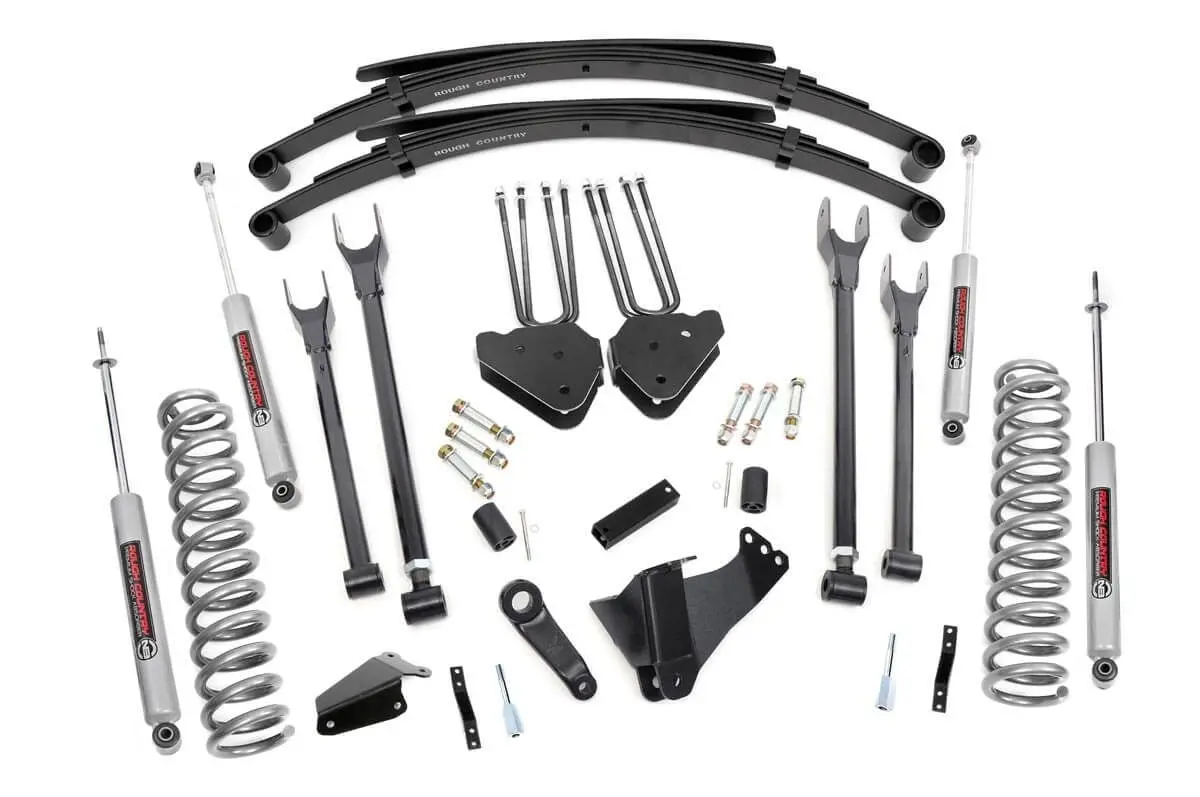 590.20  -  8 Inch Lift Kit - 4 Link - Rr Springs - Ford F-250/F-350 Super Duty (05-07) 1