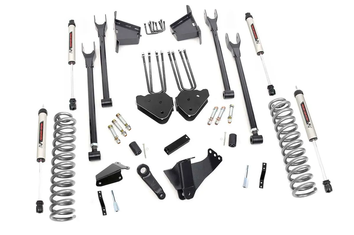 59170  -  8 Inch Lift Kit - 4 Link - Rr Blocks - V2 - Ford F-250/F-350 Super Duty (05-07) 1