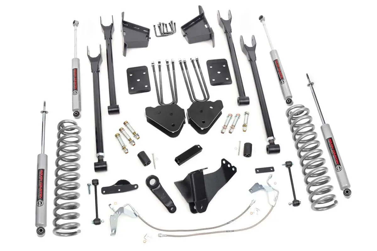 592.20  -  8 Inch Lift Kit - 4 Link - Ford F-250/F-350 Super Duty 4Wd (2008-2010) 1