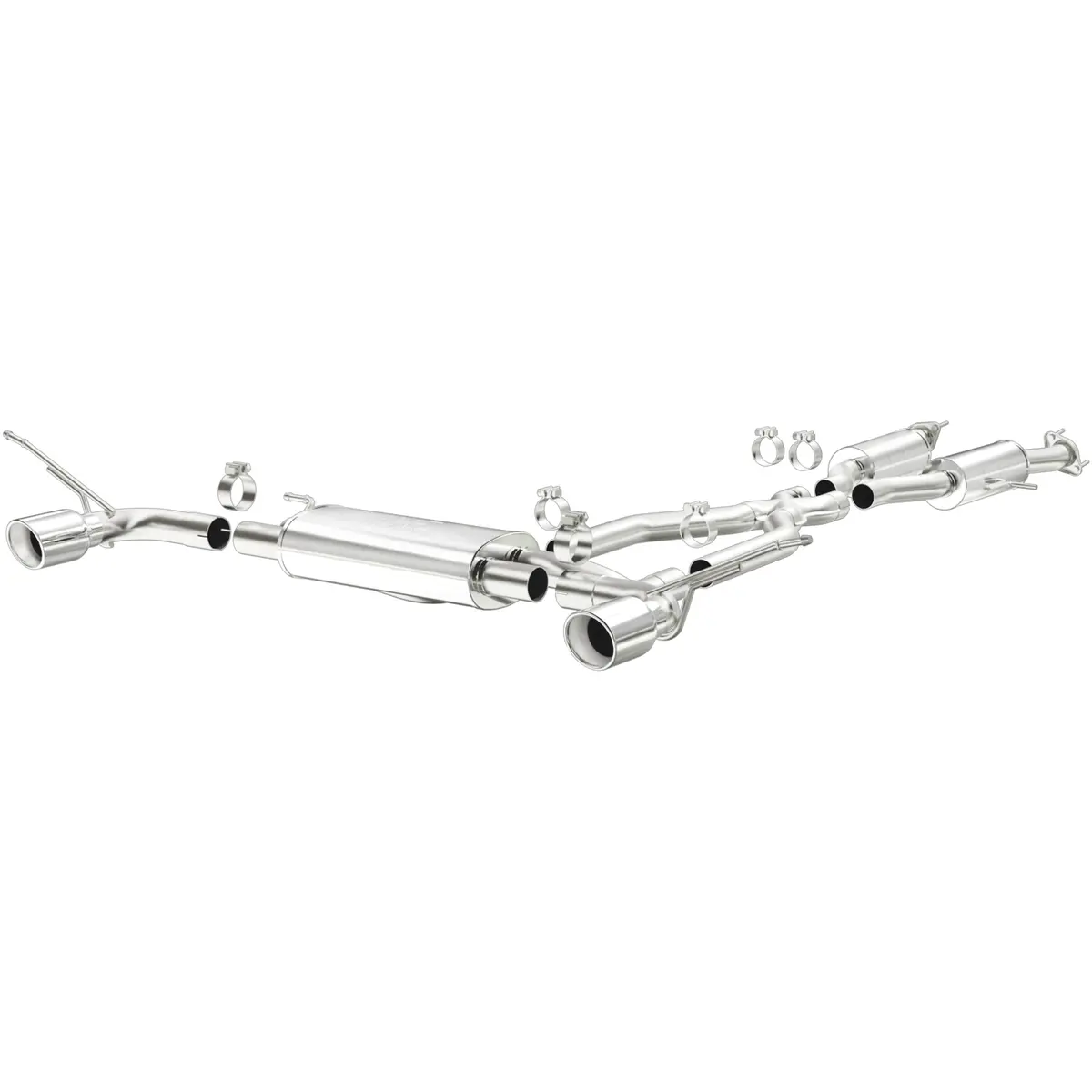 Street Series Stainless Cat-Back System 1