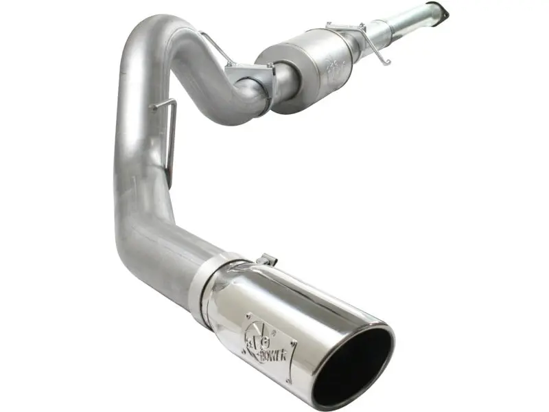 Afe Atlas Exhaust 4In Aluminized Cat-Back W/ 304 Ss Polished Tip 11-13 Ford F-150 Ecoboost V6 3.5L 1