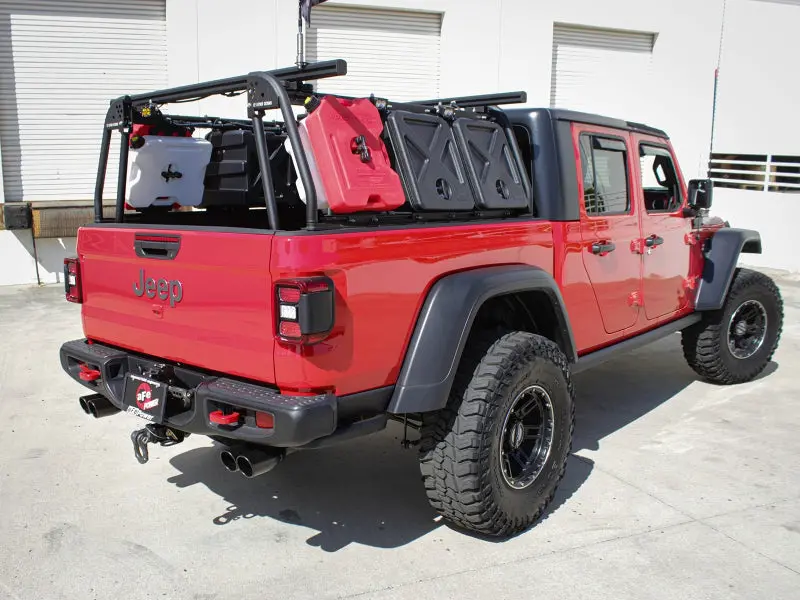Afe Vulcan Series 3In-2-1/2In 304 Ss Cat-Back 2020 Jeep Gladiator (Jt) V6-3.6L W/ Black Tips 2