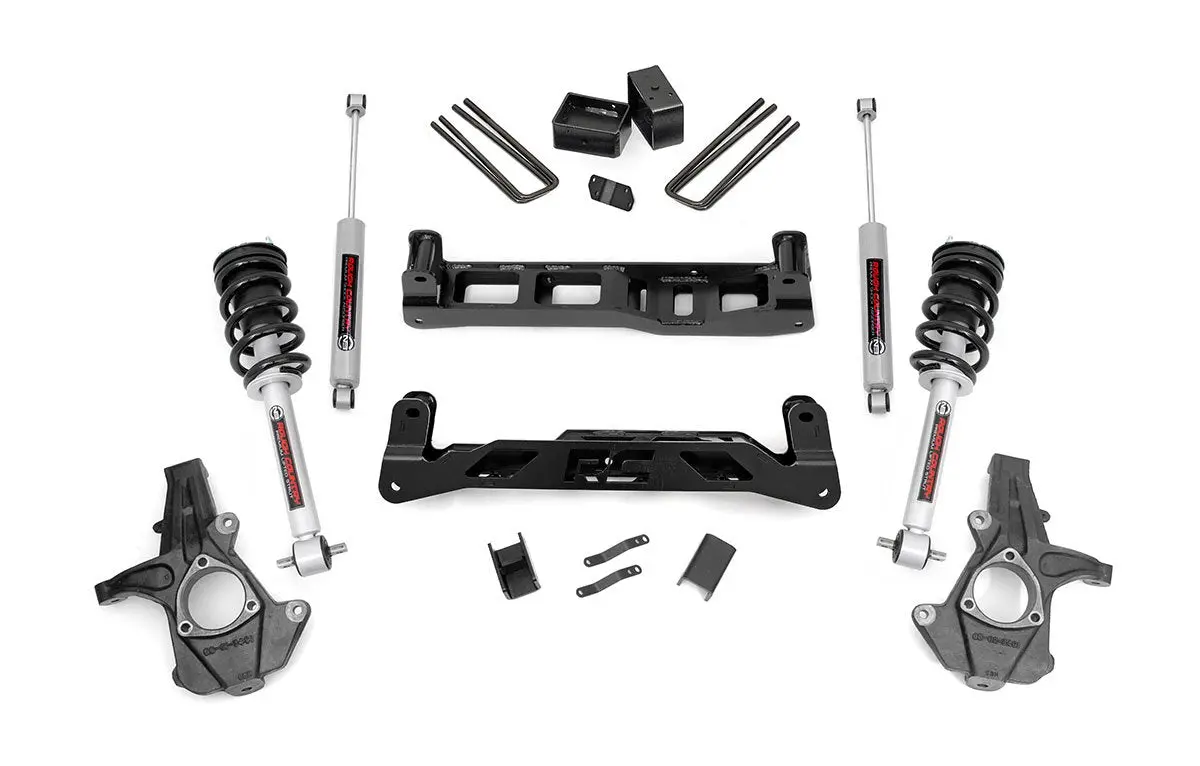 24733  -  5 Inch Lift Kit - Cast Steel - N3 Struts - Chevy/Gmc 1500 (14-17) 1