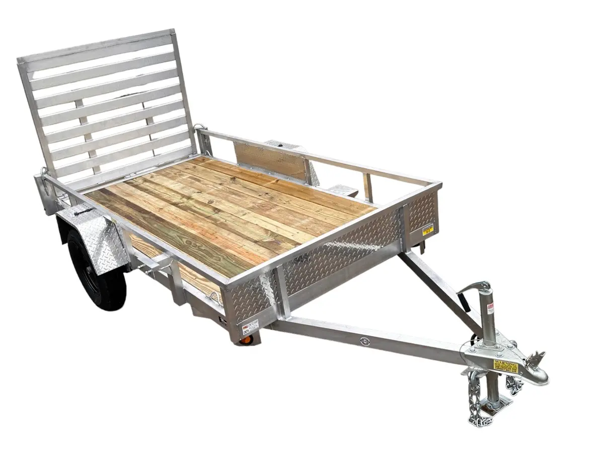 5X10 Aluminum Utility Trailer Made By Quality Steel And Aluminum  - Model 6210Alslsa3.5K 1