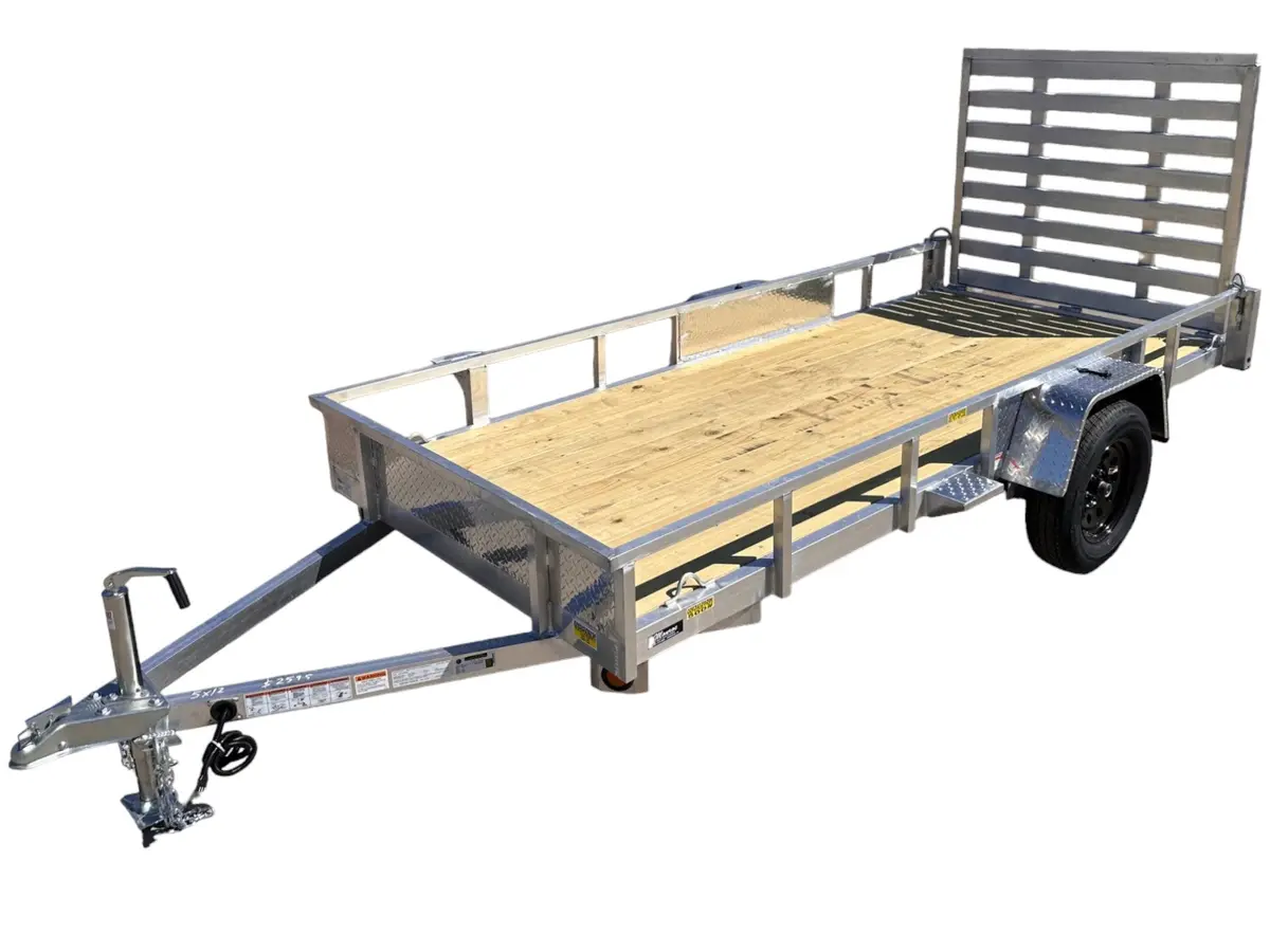 5X12 Aluminum Utility Trailer Made By Quality Steel And Aluminum  - Model 6212Alslsa3.5K 1