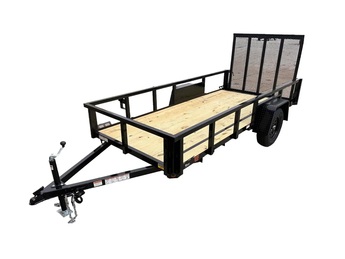 5X12 Utility Trailer With Angle Iron Sides - Quality Steel And Aluminum  - Model 6212Ansa3.5K 1