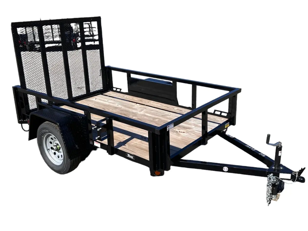 5X8 Utility Trailer With Angle Iron Sides - Quality Steel And Aluminum  - Model 628Ansa3.5K 1