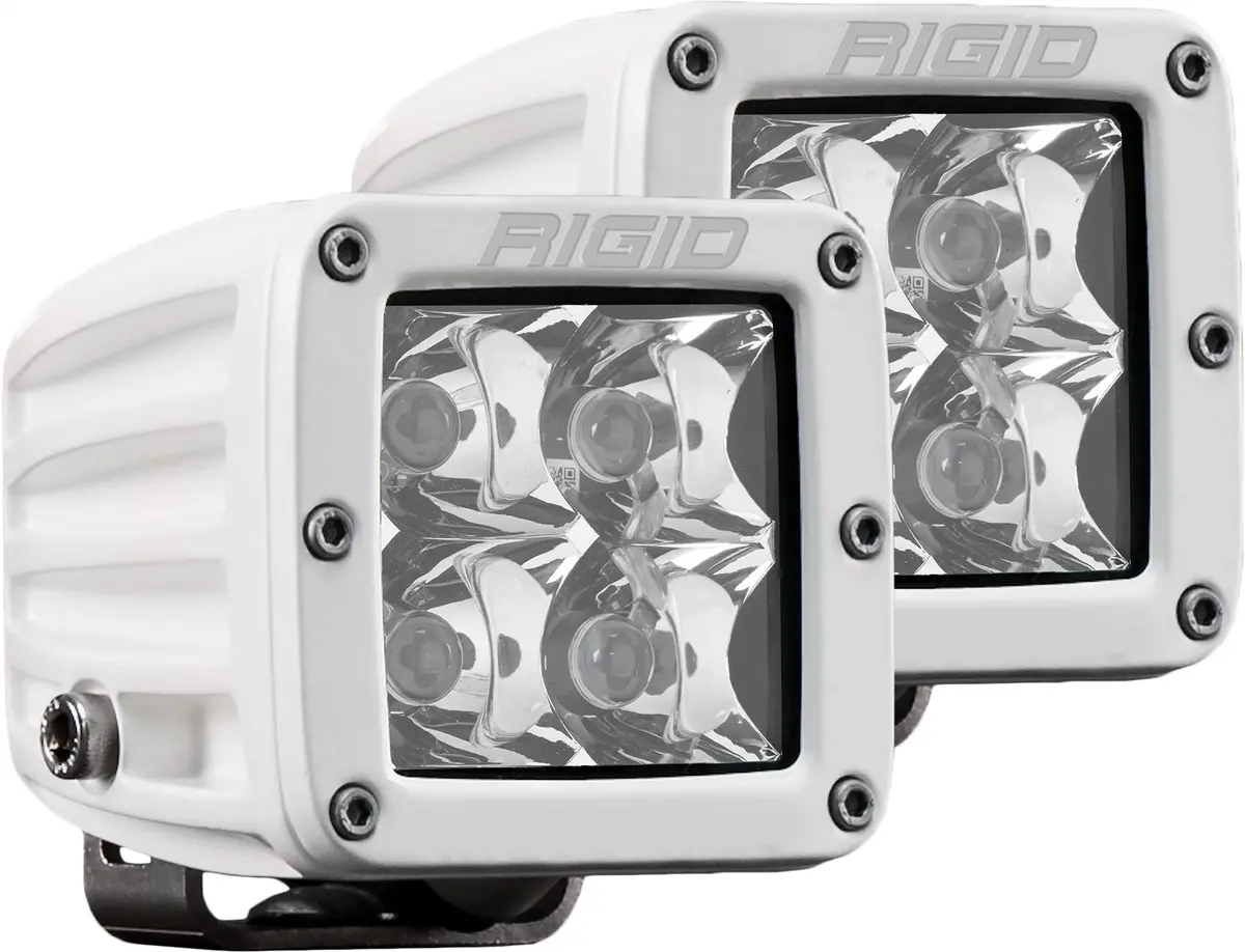 602213  -  D-Series Pro Led Light, Spot Optic, Surface Mount, White Housing, Pair 1