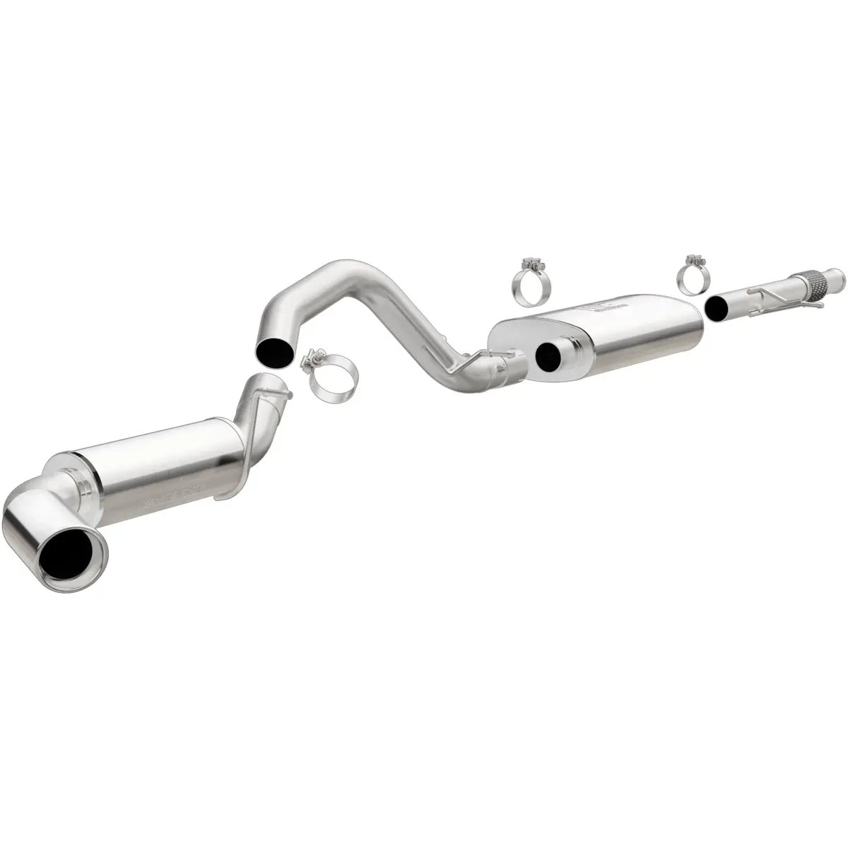 15356  -  Street Series Stainless Cat-Back System 1