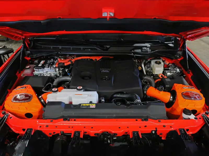 Afe 2022 Toyota Tundra V6-3.5L (Tt) Momentum Gt Cold Air Intake System W/ Pro 5R Filter - Orange 2
