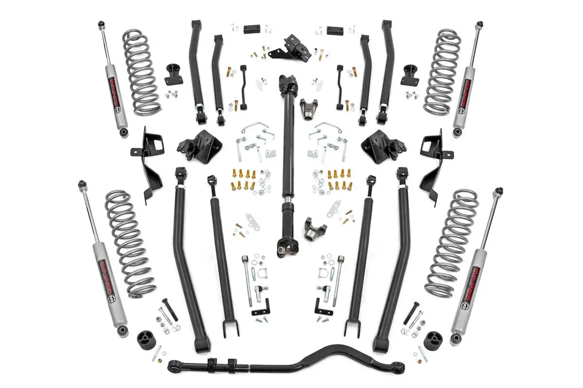 66030  -  6 Inch Lift Kit - Long Arm - Jeep Wrangler Unlimited 4Wd (2018-2023) 1