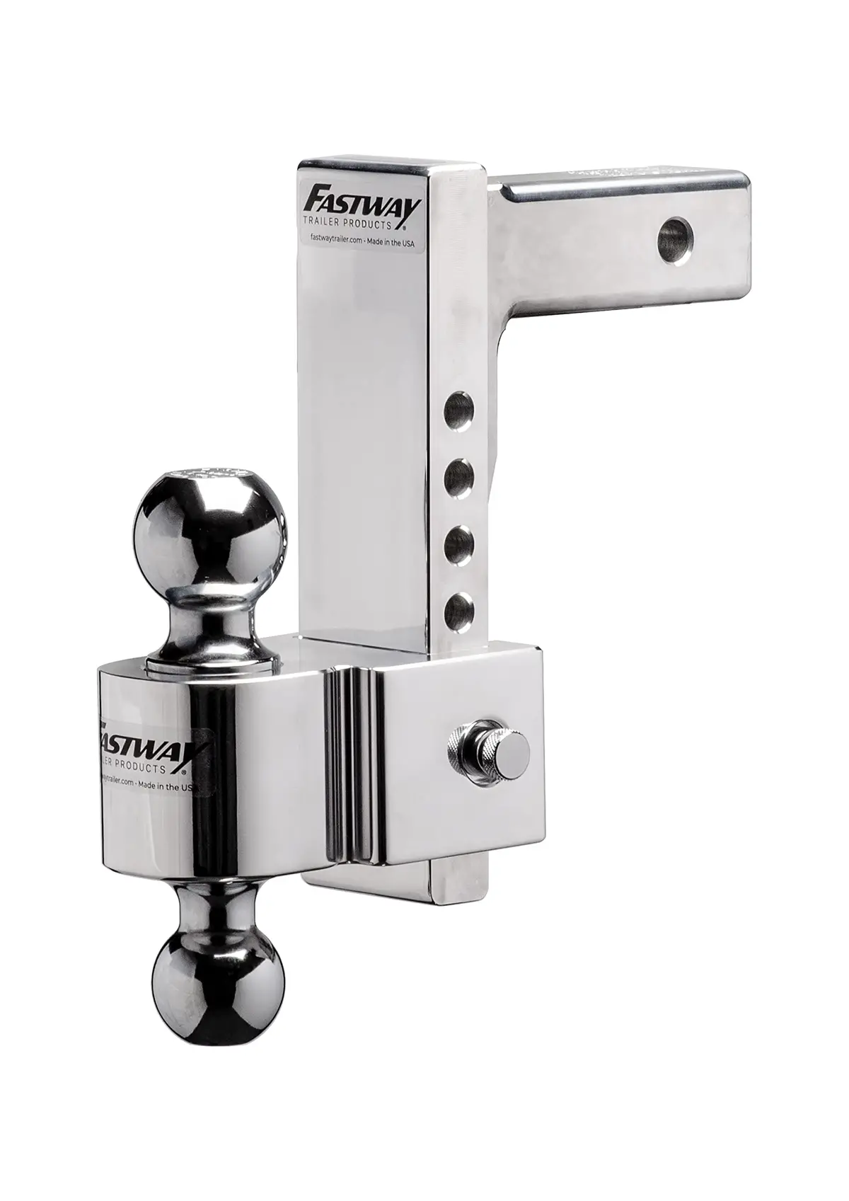 42-00-2800  -  Flash 8" Simple  2" Shank 2" And 2-5/16" Chromed Balls 1